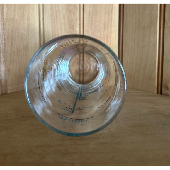 Vintage Arcoroc France Barware Drink Cocktail Shaker Mixer Recipes Glassware - Picture 7 of 7